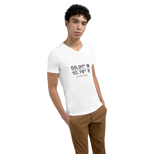 Nordstoke V-Neck Tee Heather — print detail