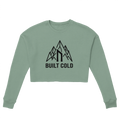 Nordstoke Built Cold cropped sweatshirt, Norse mountain print detail