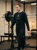 Nordstoke Women's Cropped Sweatshirt — full-length gym