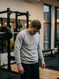 Nordstoke Altitude Crewneck — full-length gym lifestyle shot